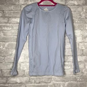 Light blue seamless top